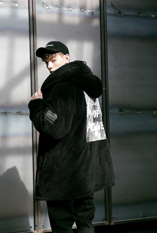 メスノウン(MASSNOUN) DOUBLE SOFT WOOL GASMASK JUMPER MFVPD001-BK