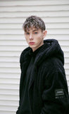 メスノウン(MASSNOUN) DOUBLE SOFT WOOL GASMASK JUMPER MFVPD001-BK