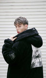 メスノウン(MASSNOUN) DOUBLE SOFT WOOL GASMASK JUMPER MFVPD001-BK