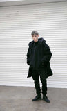メスノウン(MASSNOUN) DOUBLE SOFT WOOL GASMASK JUMPER MFVPD001-BK