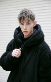 メスノウン(MASSNOUN) DOUBLE SOFT WOOL GASMASK JUMPER MFVPD001-BK