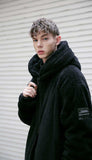 メスノウン(MASSNOUN) DOUBLE SOFT WOOL GASMASK JUMPER MFVPD001-BK