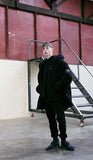 メスノウン(MASSNOUN) DOUBLE SOFT WOOL GASMASK JUMPER MFVPD001-BK