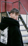 メスノウン(MASSNOUN) DOUBLE SOFT WOOL GASMASK JUMPER MFVPD001-BK