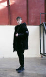 メスノウン(MASSNOUN) DOUBLE SOFT WOOL GASMASK JUMPER MFVPD001-BK