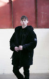 メスノウン(MASSNOUN) DOUBLE SOFT WOOL GASMASK JUMPER MFVPD001-BK