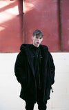 メスノウン(MASSNOUN) DOUBLE SOFT WOOL GASMASK JUMPER MFVPD001-BK