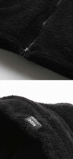 メスノウン(MASSNOUN) DOUBLE SOFT WOOL GASMASK JUMPER MFVPD001-BK