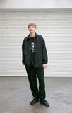 メスノウン(MASSNOUN) NOR D OVERSIZED BLACK DENIM JACKET MSEJK001-BK