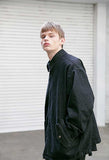 メスノウン(MASSNOUN) NOR D OVERSIZED BLACK DENIM JACKET MSEJK001-BK
