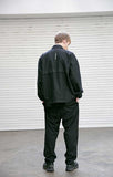 メスノウン(MASSNOUN) NOR D OVERSIZED BLACK DENIM JACKET MSEJK001-BK+strap
