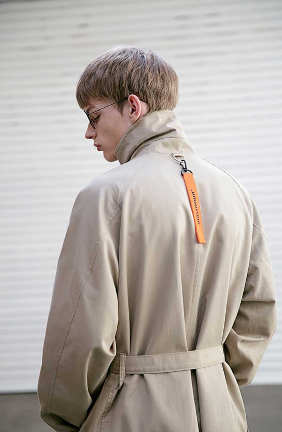 メスノウン(MASSNOUN) D OVERSIZED RAGLAN TRENCH COAT MSECT001-BG