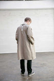 メスノウン(MASSNOUN) D OVERSIZED RAGLAN TRENCH COAT MSECT001-BG
