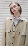 メスノウン(MASSNOUN) D-HIDEN SINGLE TRENCH COAT MFECT001-BG