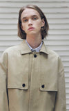 メスノウン(MASSNOUN) D-HIDEN SINGLE TRENCH COAT MFECT001-BG