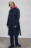 メスノウン(MASSNOUN) D-HIDEN SINGLE TRENCH COAT MFECT001-BK