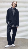 メスノウン(MASSNOUN) SB SINGLE OVERSIZED JACKET MFEJK001-BK