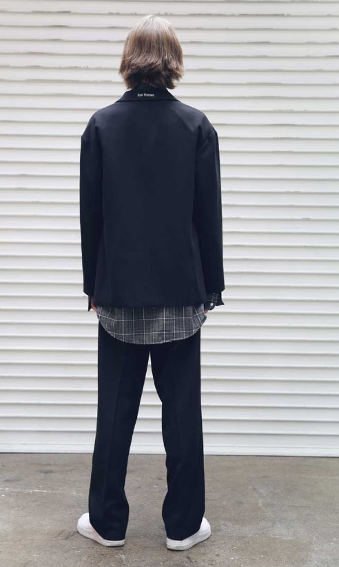 メスノウン(MASSNOUN) SB SINGLE OVERSIZED JACKET MFEJK001-BK