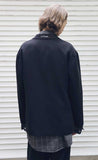 メスノウン(MASSNOUN) SB SINGLE OVERSIZED JACKET MFEJK001-BK