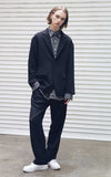 メスノウン(MASSNOUN) SB SINGLE OVERSIZED JACKET MFEJK001-BK