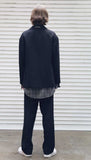 メスノウン(MASSNOUN) SB SINGLE OVERSIZED JACKET MFEJK001-BK