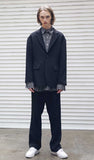 メスノウン(MASSNOUN) SB SINGLE OVERSIZED JACKET MFEJK001-BK