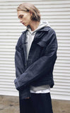 メスノウン(MASSNOUN) SB OVERSIZED DENIM JACKET MFEJK004-BK