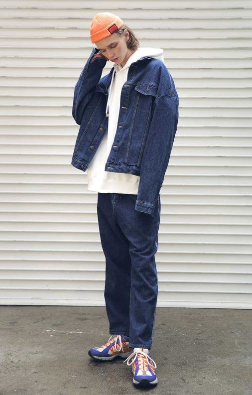 メスノウン(MASSNOUN) SB OVERSIZED DENIM JACKET MFEJK005-BL
