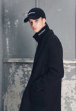 メスノウン(MASSNOUN) DROP SHOULDER OVERSIZED SINGLE COAT MFECT002-BK