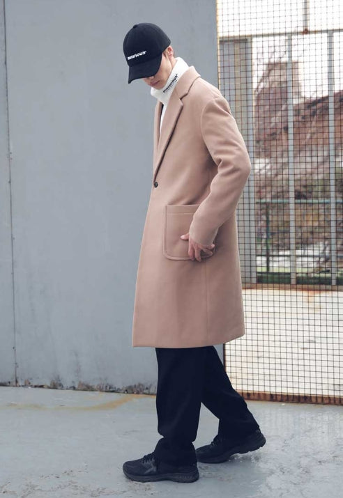 メスノウン(MASSNOUN) DROP SHOULDER OVERSIZED SINGLE COAT MFECT002-CM
