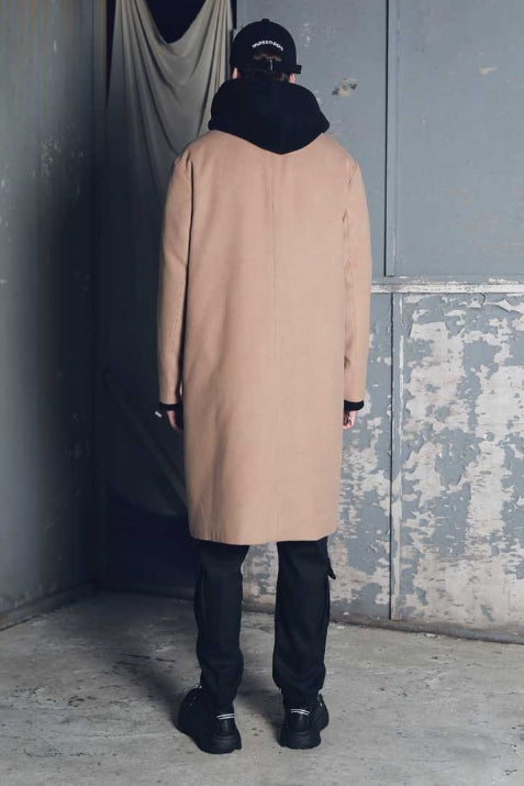 メスノウン(MASSNOUN) DROP SHOULDER OVERSIZED SINGLE COAT MFECT002-CM