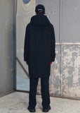 メスノウン(MASSNOUN) HEAVY OVERSIZED WOOL DUFFLE COAT MFECT004-BK