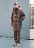 メスノウン(MASSNOUN) HEAVY OVERSIZED WOOL DUFFLE COAT MFECT004-BR