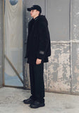 メスノウン(MASSNOUN) DOUBLE SOFT WOOL GASMASK II SHORT JUMPER MFEPD002-BK
