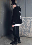 メスノウン(MASSNOUN) DOUBLE SOFT WOOL GASMASK II SHORT JUMPER MFEPD002-BK