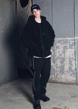 メスノウン(MASSNOUN) DOUBLE SOFT WOOL GASMASK II SHORT JUMPER MFEPD002-BK
