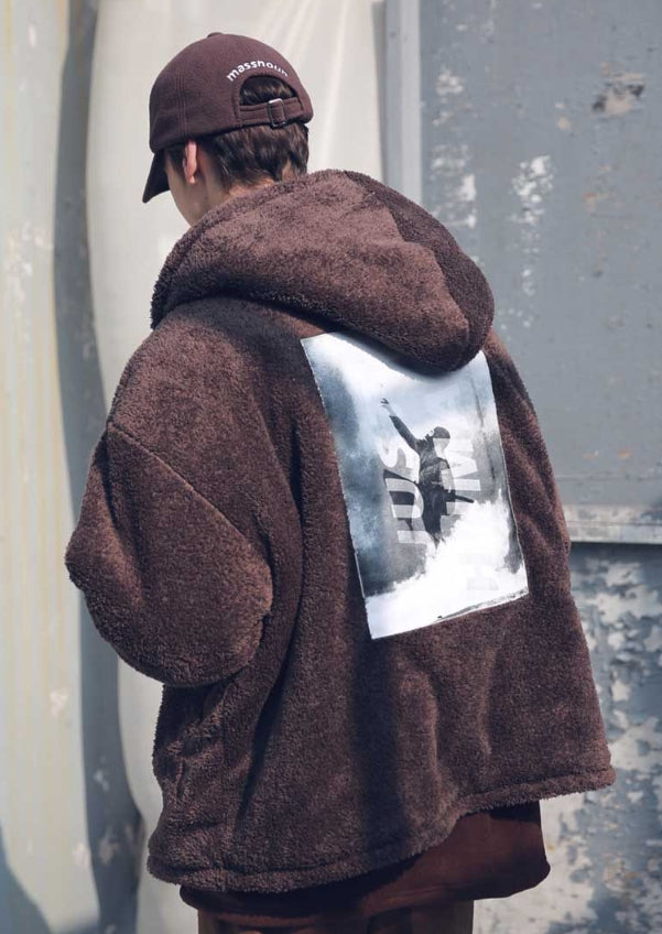 メスノウン(MASSNOUN) DOUBLE SOFT WOOL GASMASK II SHORT JUMPER MFEPD002-BR
