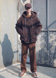 メスノウン(MASSNOUN) DOUBLE SOFT WOOL GASMASK II SHORT JUMPER MFEPD002-BR
