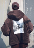 メスノウン(MASSNOUN) DOUBLE SOFT WOOL GASMASK II SHORT JUMPER MFEPD002-BR