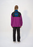 オーワイ(OY) LOGO FLEECE JUMPER - PURPLE