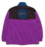 オーワイ(OY) LOGO FLEECE JUMPER - PURPLE
