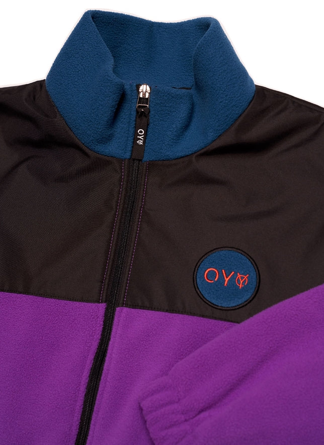 オーワイ(OY) LOGO FLEECE JUMPER - PURPLE