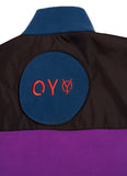 オーワイ(OY) LOGO FLEECE JUMPER - PURPLE