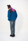 オーワイ(OY) LOGO FLEECE JUMPER - BLUE GREEN