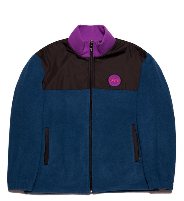 オーワイ(OY) LOGO FLEECE JUMPER - BLUE GREEN