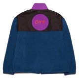 オーワイ(OY) LOGO FLEECE JUMPER - BLUE GREEN