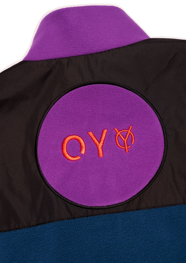 オーワイ(OY) LOGO FLEECE JUMPER - BLUE GREEN