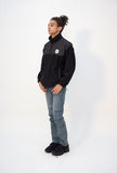 オーワイ(OY) LOGO FLEECE JUMPER - BLACK
