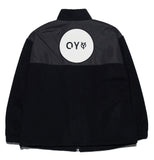 オーワイ(OY) LOGO FLEECE JUMPER - BLACK