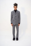 オーワイ(OY) TRIPLE LOGO BLAZER - GREY
